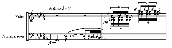 Solovei's theme from the second movement
